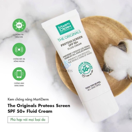 Kem Chống Nắng MartiDerm - Phổ Rộng SPF50+ 