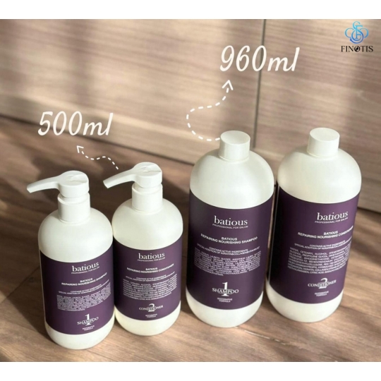 ​​​​​​​Bộ Dầu Gội Xả Batious - Phục Hồi Hư Tổn 960ml 
