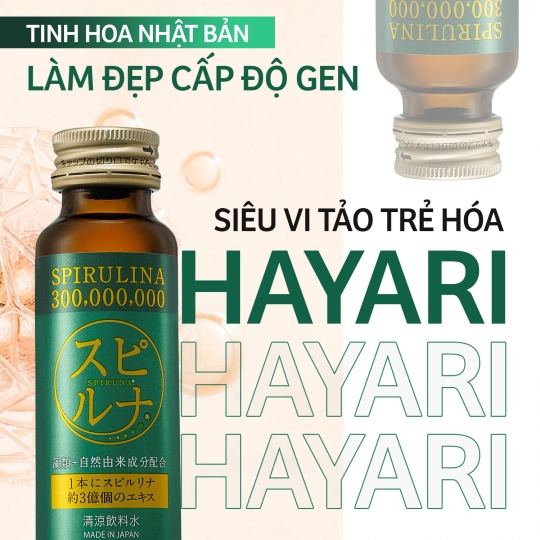 Siêu Vi Tảo Uống Spirulina - Hayari 