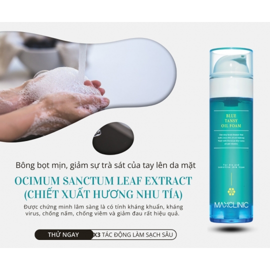 Sữa Rửa Mặt Cân Bằng Bã Nhờn - Oil Maxclinic 110G