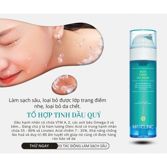 Sữa Rửa Mặt Cân Bằng Bã Nhờn - Oil Maxclinic 110G