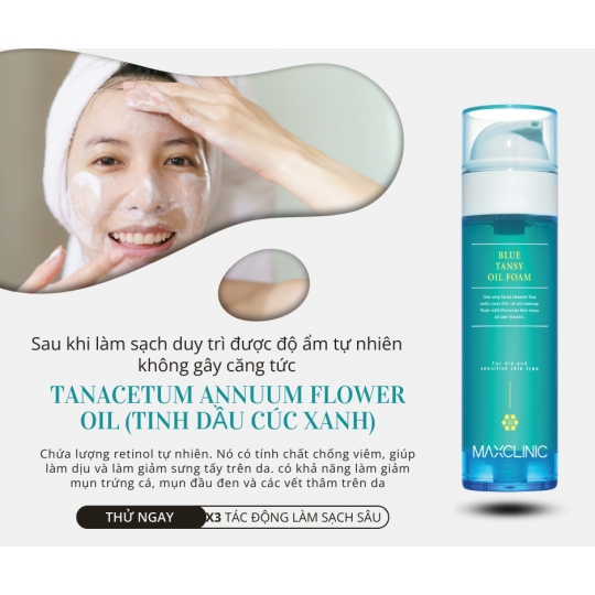 Sữa Rửa Mặt Cân Bằng Bã Nhờn - Oil Maxclinic 110G
