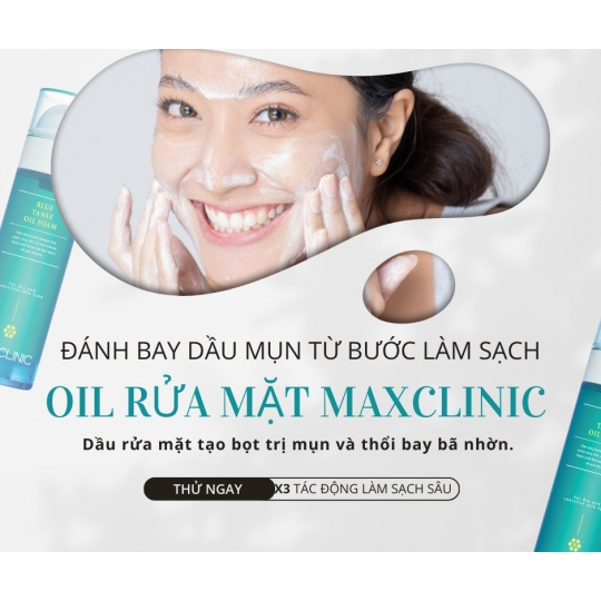 Sữa Rửa Mặt Cân Bằng Bã Nhờn - Oil Maxclinic 110G