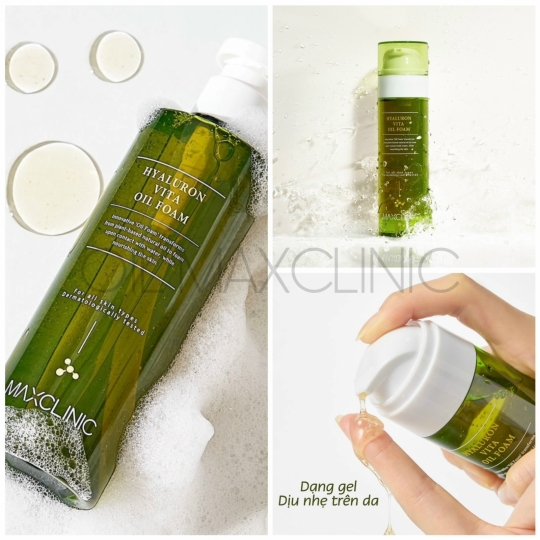 Sữa Rửa Mặt Cấp Ẩm Chuyên Sâu - Oil Maxclinic 310G